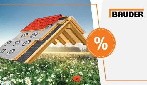 Toplotnoizolacijske plošče BAUDER PIR - strme strehe zdaj z dodatnimi ugodnostmi